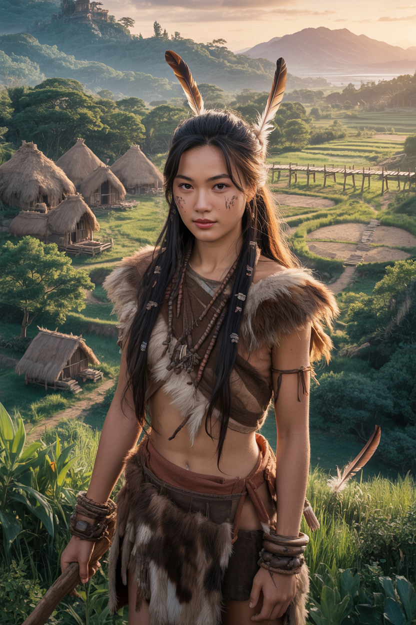 Transmigrated to a Primitive Tribe to Farm and Build Infrastructure