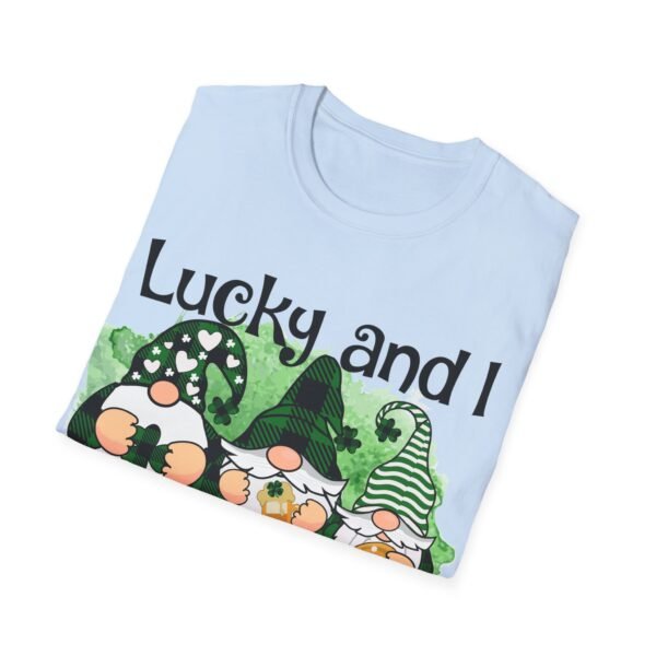Lucky Gnome Unisex T-Shirt St. Patrick's Day Tee Cute Gnome Shirt Funny Gift for Gnome Lovers Comfortable Casual Wear Family Matching Shirt