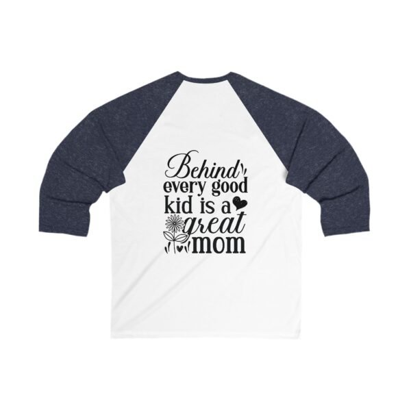 Great Mom Baseball Tee Perfect Gift Idea Casual Wear Family 3/4 Sleeve Top Mother's Day Gift Comfortable Apparel Proud of Mom Surprise