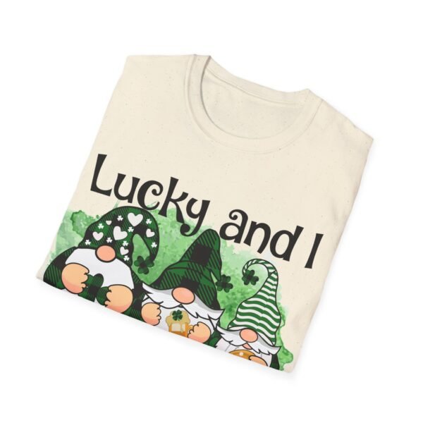 Lucky Gnome Unisex T-Shirt St. Patrick's Day Tee Cute Gnome Shirt Funny Gift for Gnome Lovers Comfortable Casual Wear Family Matching Shirt