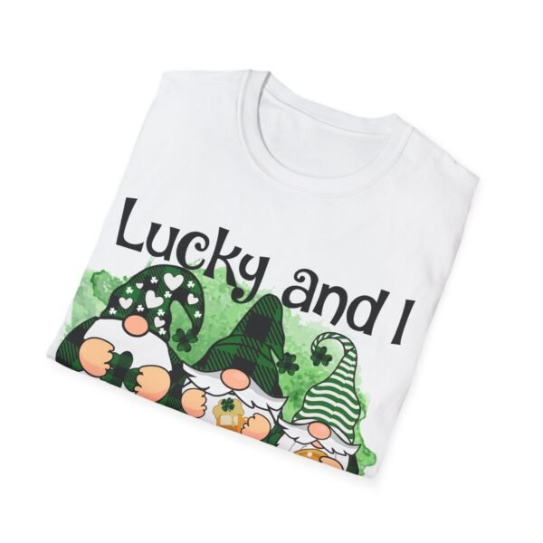 Lucky Gnome Unisex T-Shirt St. Patrick's Day Tee Cute Gnome Shirt Funny Gift for Gnome Lovers Comfortable Casual Wear Family Matching Shirt