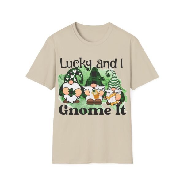 Lucky Gnome Unisex T-Shirt St. Patrick's Day Tee Cute Gnome Shirt Funny Gift for Gnome Lovers Comfortable Casual Wear Family Matching Shirt