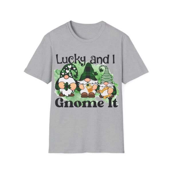 Lucky Gnome Unisex T-Shirt St. Patrick's Day Tee Cute Gnome Shirt Funny Gift for Gnome Lovers Comfortable Casual Wear Family Matching Shirt