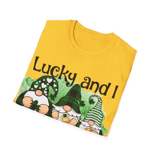 Lucky Gnome Unisex T-Shirt St. Patrick's Day Tee Cute Gnome Shirt Funny Gift for Gnome Lovers Comfortable Casual Wear Family Matching Shirt