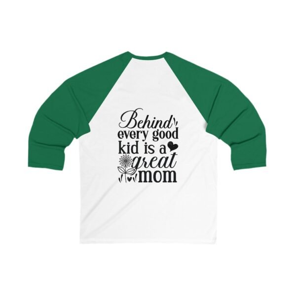 Great Mom Baseball Tee Perfect Gift Idea Casual Wear Family 3/4 Sleeve Top Mother's Day Gift Comfortable Apparel Proud of Mom Surprise