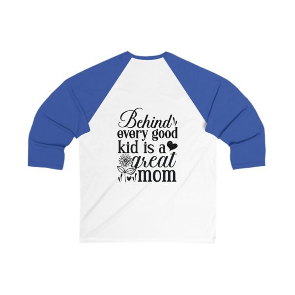 Great Mom Baseball Tee Perfect Gift Idea Casual Wear Family 3/4 Sleeve Top Mother's Day Gift Comfortable Apparel Proud of Mom Surprise
