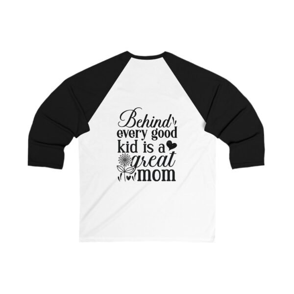 Great Mom Baseball Tee Perfect Gift Idea Casual Wear Family 3/4 Sleeve Top Mother's Day Gift Comfortable Apparel Proud of Mom Surprise