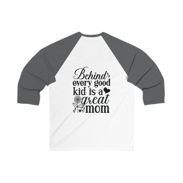 Great Mom Baseball Tee Perfect Gift Idea Casual Wear Family 3/4 Sleeve Top Mother's Day Gift Comfortable Apparel Proud of Mom Surprise