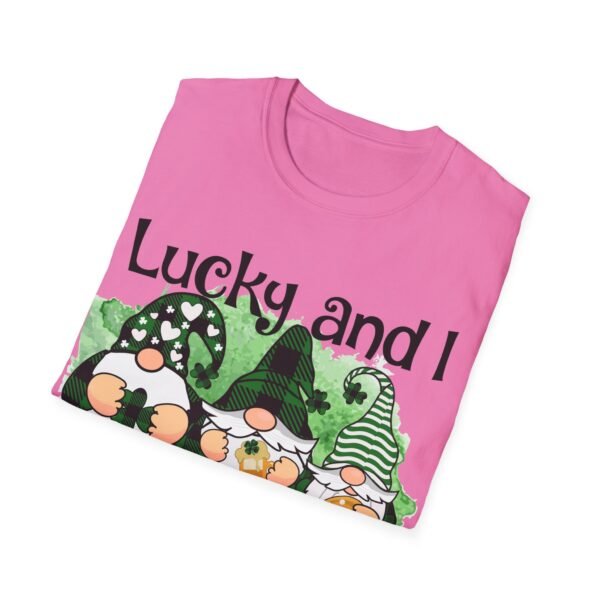 Lucky Gnome Unisex T-Shirt St. Patrick's Day Tee Cute Gnome Shirt Funny Gift for Gnome Lovers Comfortable Casual Wear Family Matching Shirt