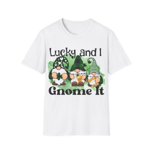 Lucky Gnome Unisex T-Shirt St. Patrick's Day Tee Cute Gnome Shirt Funny Gift for Gnome Lovers Comfortable Casual Wear Family Matching Shirt