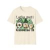 Lucky Gnome Unisex T-Shirt St. Patrick's Day Tee Cute Gnome Shirt Funny Gift for Gnome Lovers Comfortable Casual Wear Family Matching Shirt