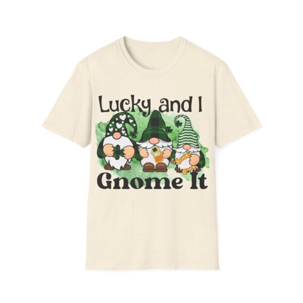 Lucky Gnome Unisex T-Shirt St. Patrick's Day Tee Cute Gnome Shirt Funny Gift for Gnome Lovers Comfortable Casual Wear Family Matching Shirt