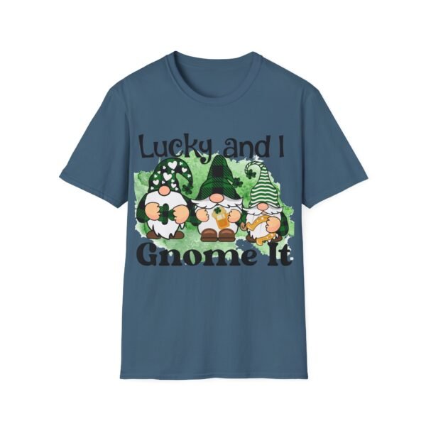 Lucky Gnome Unisex T-Shirt St. Patrick's Day Tee Cute Gnome Shirt Funny Gift for Gnome Lovers Comfortable Casual Wear Family Matching Shirt