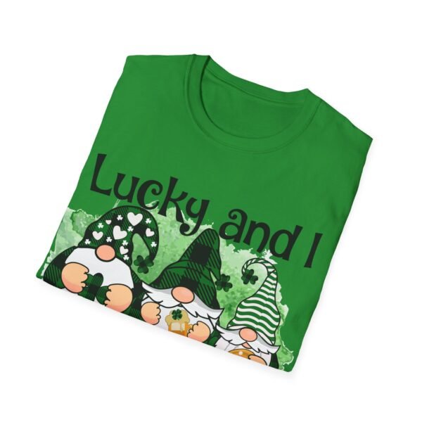 Lucky Gnome Unisex T-Shirt St. Patrick's Day Tee Cute Gnome Shirt Funny Gift for Gnome Lovers Comfortable Casual Wear Family Matching Shirt