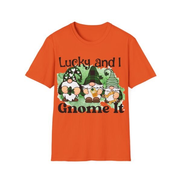 Lucky Gnome Unisex T-Shirt St. Patrick's Day Tee Cute Gnome Shirt Funny Gift for Gnome Lovers Comfortable Casual Wear Family Matching Shirt