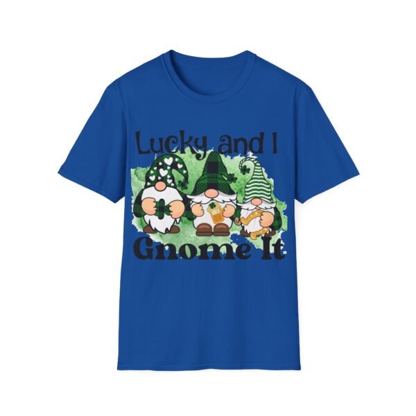 Lucky Gnome Unisex T-Shirt St. Patrick's Day Tee Cute Gnome Shirt Funny Gift for Gnome Lovers Comfortable Casual Wear Family Matching Shirt