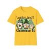 Lucky Gnome Unisex T-Shirt St. Patrick's Day Tee Cute Gnome Shirt Funny Gift for Gnome Lovers Comfortable Casual Wear Family Matching Shirt