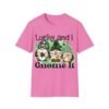 Lucky Gnome Unisex T-Shirt St. Patrick's Day Tee Cute Gnome Shirt Funny Gift for Gnome Lovers Comfortable Casual Wear Family Matching Shirt