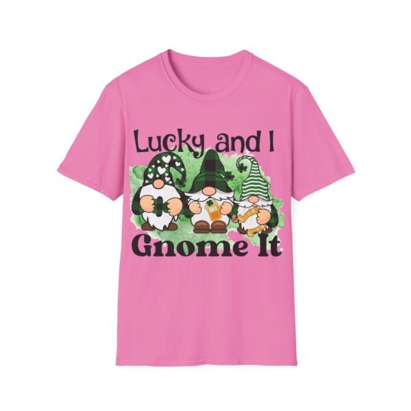 Lucky Gnome Unisex T-Shirt St. Patrick's Day Tee Cute Gnome Shirt Funny Gift for Gnome Lovers Comfortable Casual Wear Family Matching Shirt