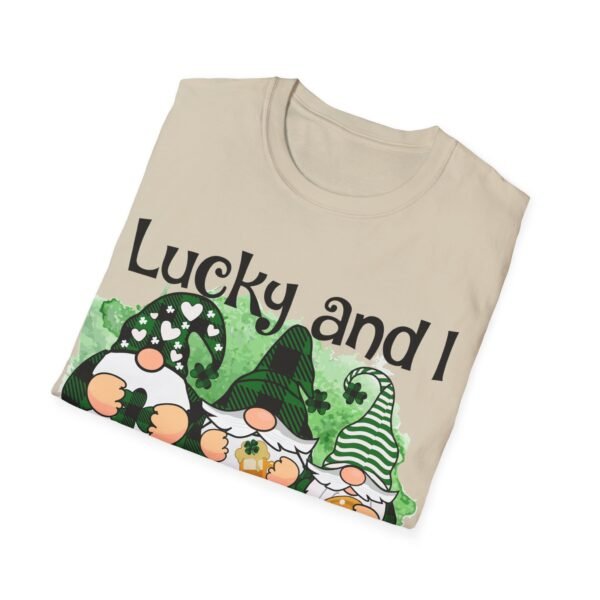 Lucky Gnome Unisex T-Shirt St. Patrick's Day Tee Cute Gnome Shirt Funny Gift for Gnome Lovers Comfortable Casual Wear Family Matching Shirt