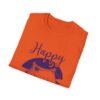 Happy Camper T-Shirt | Unisex Softstyle Tee for Outdoor Lovers, Camping Gift, Adventure Shirt, Summer Vibes, Nature Apparel