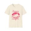 Happy Camper T-Shirt | Unisex Softstyle Tee for Outdoor Lovers, Camping Gift, Adventure Shirt, Summer Vibes, Nature Apparel