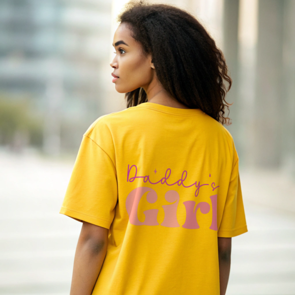 Daddy's Girl Softstyle T-Shirt Oversize Style Casual Tee Family Daughter Gift Idea Soft Cotton Top Oversize/Normal Size Comfortable Apparel