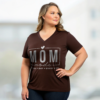 Mom Mode Design V-Neck Tee for Everyday Comfortable T-shirt Great Gift Idea for Mothers Casual Wear Mother's Day Special Love for Mom Shirt