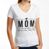 Mom Mode Design V-Neck Tee for Everyday Comfortable T-shirt Great Gift Idea for Mothers Casual Wear Mother's Day Special Love for Mom Shirt