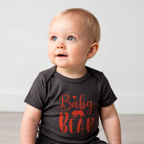 Adorable Baby Bear Bodysuit Cute Infant Clothing Baby Shower Gift Idea Birthday Newborn Outfit Toddler Apparel Comfortable Infant Bodysuit