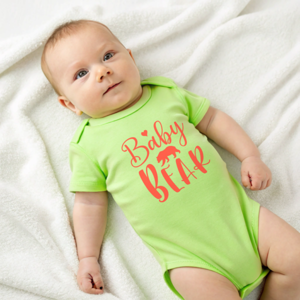Adorable Baby Bear Bodysuit Cute Infant Clothing Baby Shower Gift Idea Birthday Newborn Outfit Toddler Apparel Comfortable Infant Bodysuit