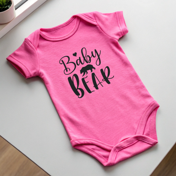 Adorable Baby Bear Bodysuit Cute Infant Clothing Baby Shower Gift Idea Birthday Newborn Outfit Toddler Apparel Comfortable Infant Bodysuit