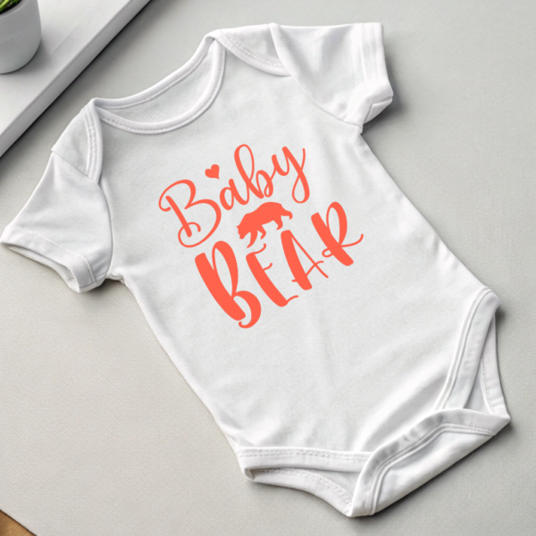 Adorable Baby Bear Bodysuit Cute Infant Clothing Baby Shower Gift Idea Birthday Newborn Outfit Toddler Apparel Comfortable Infant Bodysuit