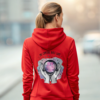 Funny Crystal Ball Hoodie White Pullover Large Halloween Costume Funny Gift for Witch Crystal Design Spooky Pullover Halloween Present for