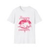 Happy Camper T-Shirt | Unisex Softstyle Tee for Outdoor Lovers, Camping Gift, Adventure Shirt, Summer Vibes, Nature Apparel