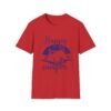 Happy Camper T-Shirt | Unisex Softstyle Tee for Outdoor Lovers, Camping Gift, Adventure Shirt, Summer Vibes, Nature Apparel