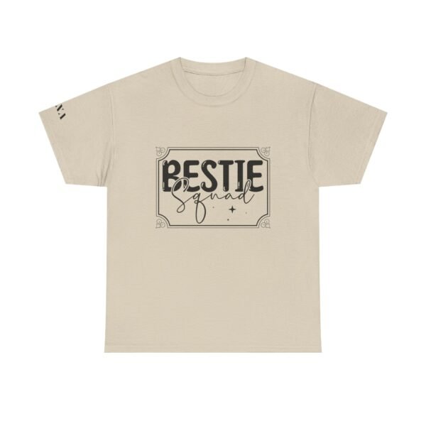 Best Friend Tshirt Squad White Bestie Design Custom Name Sleeve Present for Friend Matching Tee Group Shirt Celebration Top Squad Gift Set