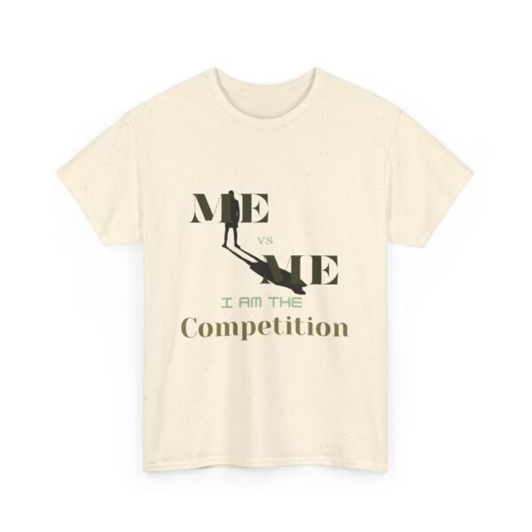 Competition Unisex Heavy Cotton Tee, Motivational T-Shirt, Unique Graphic Tee, Gift for Competitors, Casual Everyday Wear