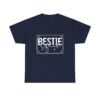 Best Friend Tshirt Squad White Bestie Design Custom Name Sleeve Present for Friend Matching Tee Group Shirt Celebration Top Squad Gift Set