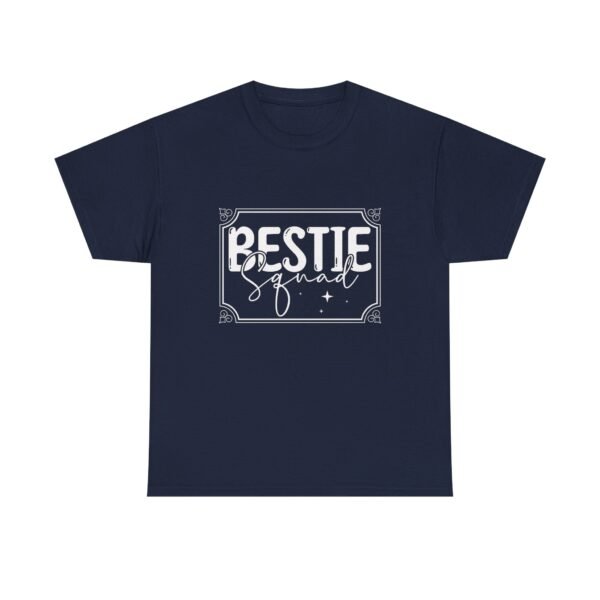 Best Friend Tshirt Squad White Bestie Design Custom Name Sleeve Present for Friend Matching Tee Group Shirt Celebration Top Squad Gift Set