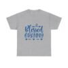 Blessed Granny Tshirt White Shirt Religious Gift for Mom Blue Design Heart Graphic Family Shirt New Baby Announcement Gift Christian Mom