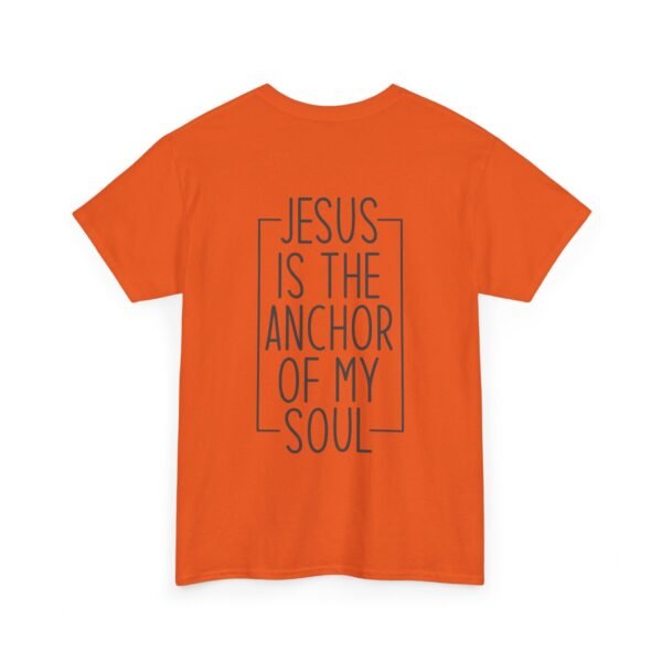 Faith Anchor Shirt Design Idea Christian Gift Soul Believer Wear Comfort Cotton Tee Shirt Print Scripture Message Worship Design Casual Wear