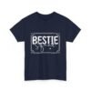 Best Friend Tshirt Squad White Bestie Design Custom Name Sleeve Present for Friend Matching Tee Group Shirt Celebration Top Squad Gift Set