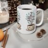 Cute Coffee Mug, Perfect Gift for Coffee Lovers, Funny Caffeine Mug for Home or Office, Funny Gift for Friends, Ceramic Cup