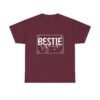 Best Friend Tshirt Squad White Bestie Design Custom Name Sleeve Present for Friend Matching Tee Group Shirt Celebration Top Squad Gift Set
