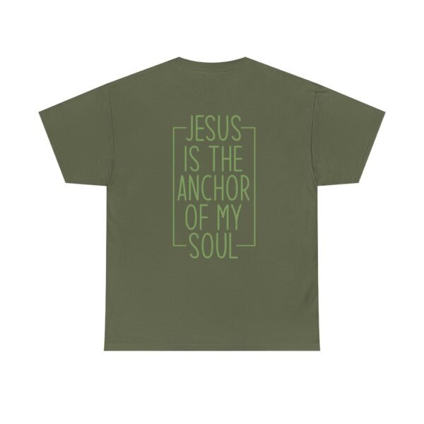 Faith Anchor Shirt Design Idea Christian Gift Soul Believer Wear Comfort Cotton Tee Shirt Print Scripture Message Worship Design Casual Wear