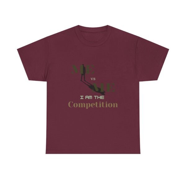 Competition Unisex Heavy Cotton Tee, Motivational T-Shirt, Unique Graphic Tee, Gift for Competitors, Casual Everyday Wear