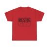 Best Friend Tshirt Squad White Bestie Design Custom Name Sleeve Present for Friend Matching Tee Group Shirt Celebration Top Squad Gift Set