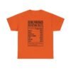 Funny Couple Shirt Shirt Nutrition Facts Fact Label Design Custom Boyfriend Girlfriend Text Matching Outfit Set Matching Tee Valentine Day