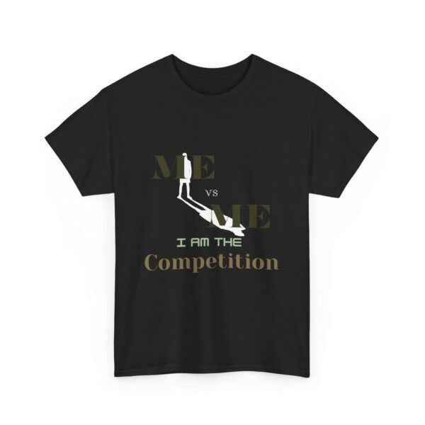 Competition Unisex Heavy Cotton Tee, Motivational T-Shirt, Unique Graphic Tee, Gift for Competitors, Casual Everyday Wear